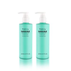 Wholesale 250 ML PET Bottle Matte Finish Hair Care Containers Cylinder With Pump from china suppliers