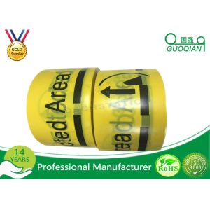 Custom Printed Electric Cable Warning Tape , PE Underground Detectable Tape