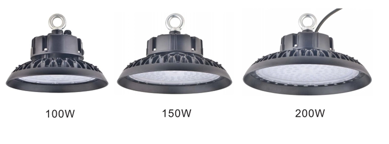 150LM / W Warehouse LED High Bay Lights / LED UFO High Bay Light 150w With Motion Sensor
