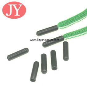 Wholesale Jiayang aglet Glossy black color tube shape ABS plastic tipping plastic aglets from china suppliers