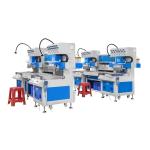 High Productivity 12 Color PVC Rubber Label Machine with Bake Equip Baking Oven