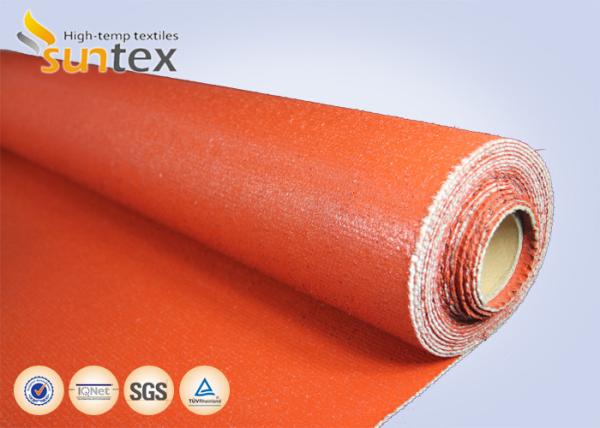 Heat Resistant Silicone Rubber Coated Silicone Coated Glass Fibre Fabric For