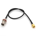 SMA Plug To Waterproof BNC Jack Rg174 Antenna Cable
