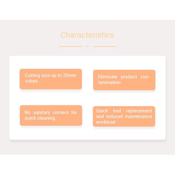 Cutter Slicer SUS304 Stainless Steel Vegetable Dicing Machine Fruit Dicing Machine