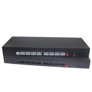 Wholesale 16Ch Fiber Optic Accessories Cwdm Mux Demux POTS FXO FXS Fiber Mux from china suppliers