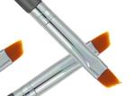 Orange Nylon Hair Makeup Blending Brush Eye Shadow Brush Customized