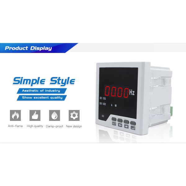96*96 new frequency meter for complete cabinet