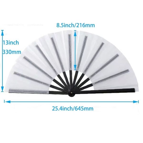 13'' Polyester Double Sided Sublimation Fan Blanks For Photos Printing Customization
