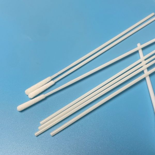 150mm Long Sterile EO Foam Sampling Swabs For Safe Germ Free Sample Collection