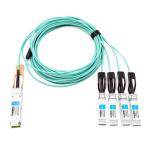 Brocade 100G-Q28-S28-AOC-0501 Compatible 5m (16ft) 100G QSFP+ to Four 25G SFP28