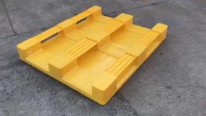 Wholesale 1200*800 euro pallet heavy duty 3 runners hygienic plastic pallet from china suppliers