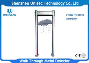 Wholesale 6 / 12 / 18 Zones Metal Detector Body Scanner Waterproof For Airport Safety from china suppliers