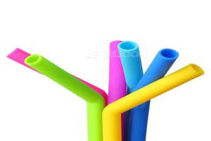 Wholesale Collapsible Customized Silicone Bendy Straw Reusable Food Safety With Case from china suppliers