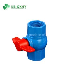 Wholesale Straight Through Type Plastic PVC Compact Ball Valve with Straight Channel from Top from china suppliers