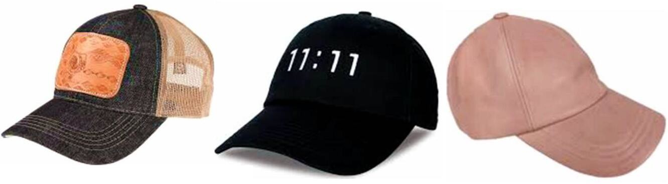 Custom all over print sport caps with leather patch