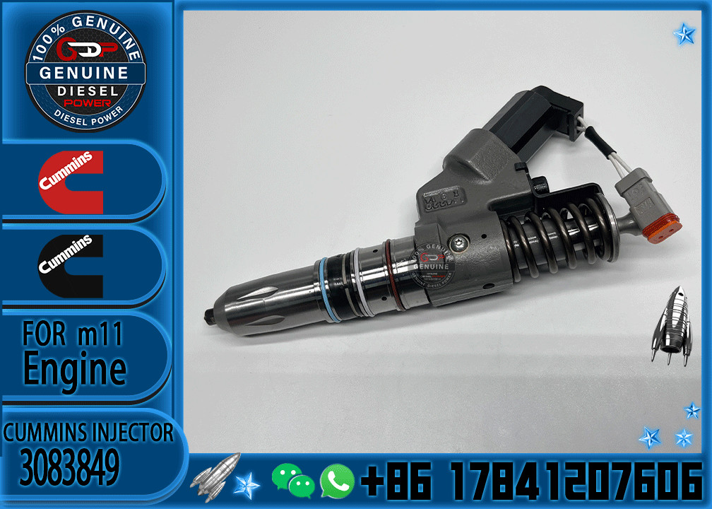 3083863 High Quality QSM11 ISM11 M11 Fuel Injector 3411754 3411756 3609925 3083849 3087772 3411755
