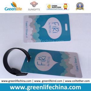 Wholesale Hard PVC Logo Printed Promotional Luggage Tag W/Tape Loop from china suppliers