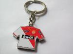 Iron / Brass / Zinc alloy T - shirt Promotional Metal Keyrings