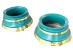 Crusher plant spare parts accessories conncave and mantle manufacturer