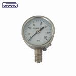 Scale Range Pressure 0 .. 1000 Bar Bourdon Tube Pressure Gauge With Stainless