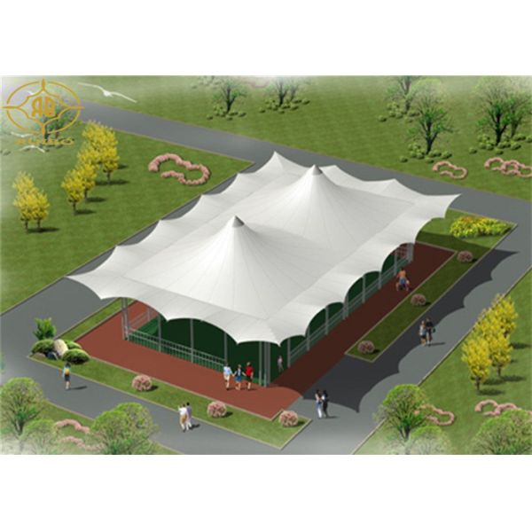 Wholesale Prefabricated Membrane Tent Structures Waterproof Use In Tennis Court Shading from china suppliers