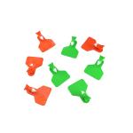 One - Piece RFID Animal Ear Tags Custom Passive Writable 62*85*20 Mm