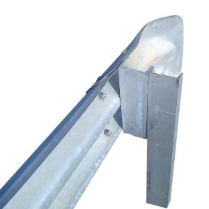 Wholesale Strong Hot Dip Galvanised Zinc Steel Guardrail U Channel Post and Spacer for Safety from china suppliers