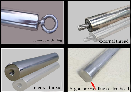 High Strength Permanent Magnetic Separator Steel Bar , Customized Magnetic Round Bar