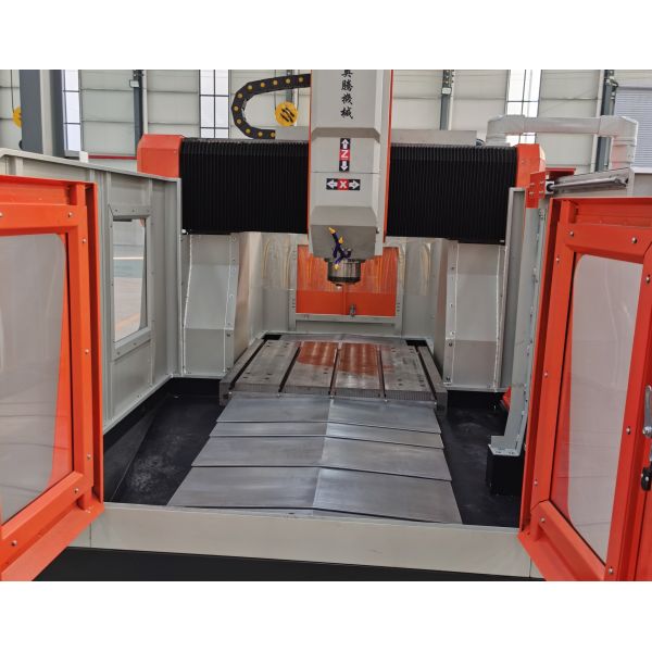 1200x1200 Mm Workpiece Size CNC Plate Drilling And Milling Machine 600 Mm Gantry Height