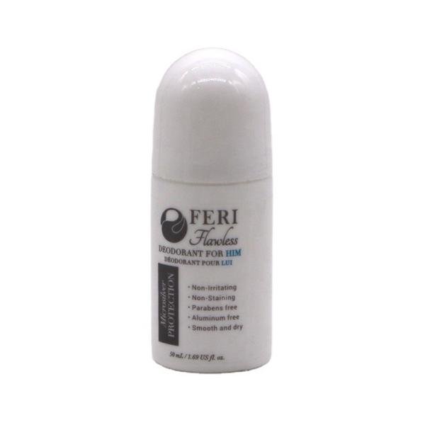50ml/50cc HDPE White Plastic Roll On Bottle Round Shape for Other Cosmetic