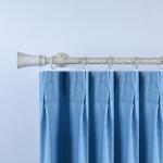 White Sweep Gold Curtain Rod Accessories 22mm Three Dimensional Pattern Curtain