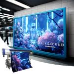 Waterproof 210mic PET Anti-skid Frontlit Printing Backlit Film With White