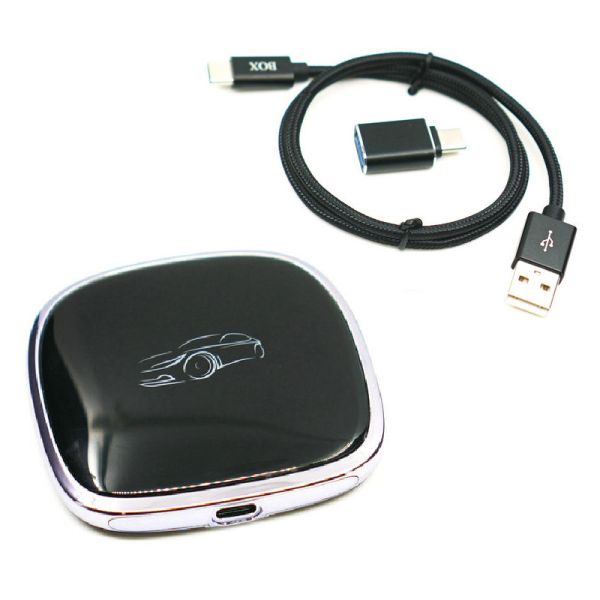 Wireless Android Auto Apple Carplay Dongle Ai Box Android 12 Interface