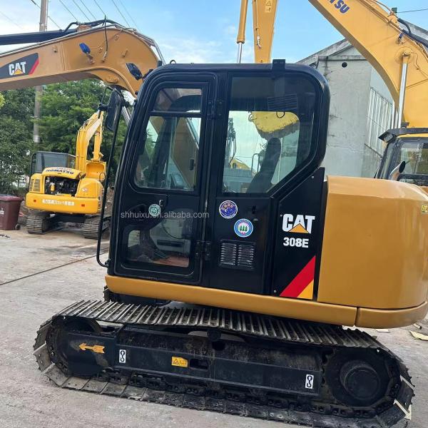 Caterpillar excav CAT 308E second hand digger used machinery 8ton machine excav