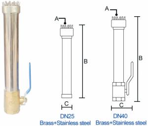 Wholesale Brass Chrome Silver Tassel Fountain Jet Nozzle Water Pond Fountain Spray Heads from china suppliers