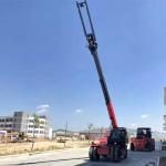 Rigid Suspension Telescopic Telehandler 10ton Rear Wheel Steering