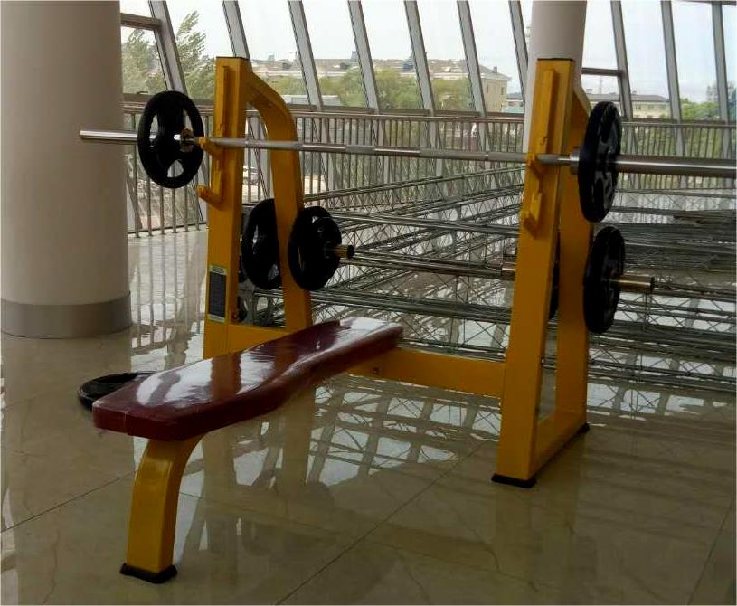 Fitness Equipment Commercial Shoulder Chest Press With Flat Weight Bench