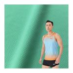 Dark Blue Polyester Birdseye Mesh Eyelet Jersey Fabric 140-160gsm For Sportswear