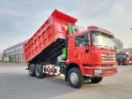 10 Tyres SHACMAN 30t Dump Truck F3000 6x4 380Hp EuroII Red Tipper Diesel Engine