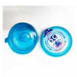 Blue Color PE Non Spill Caps 55mm Diameter Rubber Liner For 5 Gallon Water