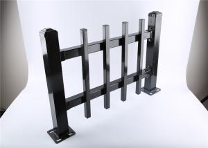 Wholesale Garrison Fencing Panels 2.4m*2.4m width Upright picket 15 pieces Spacing 130mm Rail 40mm wall thickness 1.6mm from china suppliers