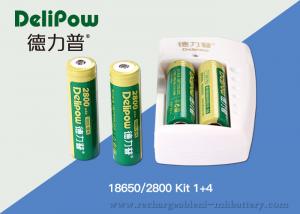 Wholesale Emergency Lamp 18650 Battery 2800mah , Rechargeable Lithium Batteries from china suppliers