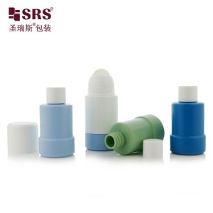 SRS Packaging Plastic Refillable Roll On Bottle 50ml 75ml