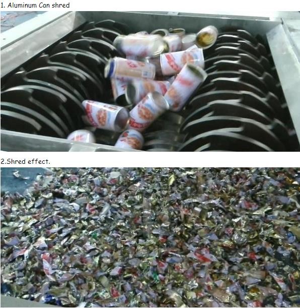High Speed Plastic Shredder Machine For Large Diameter HDPE Pipe 7.5-110KW