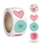 Sealing Stuff Decoration Flower Post Handmade Sticker Labels For Gift Bags