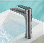 Hotel Apartment Bathroom Taps Mixer with Single Handle and Stainless Steel Valve