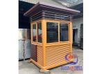 Shaped Steel Structure Security Cabin Customzied Size and Color Heat Insulation