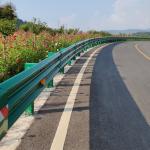 Stainless Steel Galvanized Metal Beam Crash Barrier for Roadway Guardrail