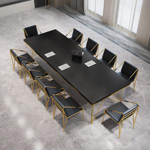 Wholesale Customized Melamine Rectangle Office Conference Table For 10 People from china suppliers