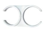 Clear Plastic Cartridge Filter Vessels For Residential RO Water Purifier Single